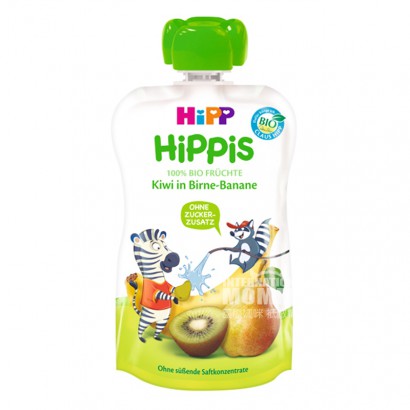 HiPP German Organic Kiwi Pear Banana Suction selama lebih dari 12 bulan * 6 Versi Luar Negeri