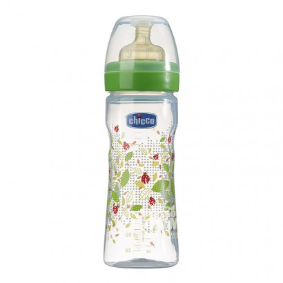Chicco Italia bayi anti-perut kembung PP botol susu plastik 250 ml dot karet untuk lebih dari 2 bulan versi luar negeri