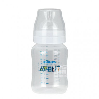 PHILIPS AVENT Botol plastik klasik kaliber lebar Inggris 260ml versi 0-6 bulan di luar negeri