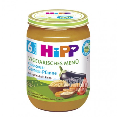 HiPP Lumpur campuran sayuran organik semolina Jerman selama lebih dari 6 bulan * 6 Versi Luar Negeri