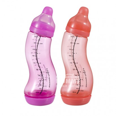 Difrax Belanda anti-perut kembung S jenis botol bayi kaliber standar 250ml dua bungkus 0 bulan atau lebih Versi luar neg