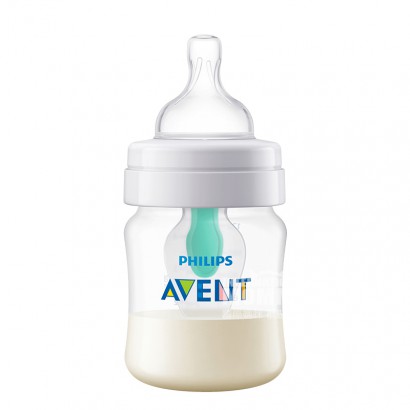 PHILIPS AVENT Botol plastik anti-kembung bayi botol mulut lebar Inggris 125ml 0 bulan atau lebih Versi luar negeri