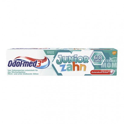 Odol • med3 Jerman Odol • med3 anak-anak anti-karies pengganti gigi pasta gigi 6-8 tahun Versi luar negeri