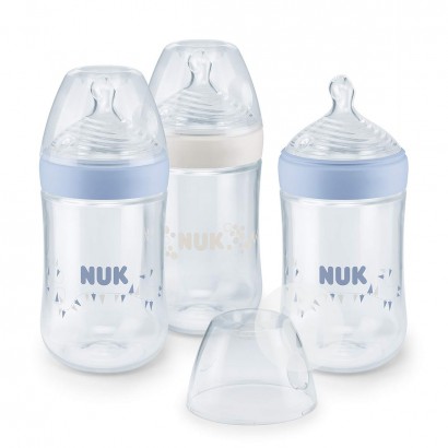 NUK Jerman NUK diameter ultra lebar PP botol bayi 3 buah bayi laki-laki 260ml 6-18 bulan di luar negeri
