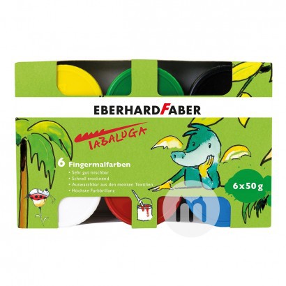 EBERHARD FABER Jerman EBERHARD FABER 6-warna anak-anak kotak penutup cat jari versi luar negeri