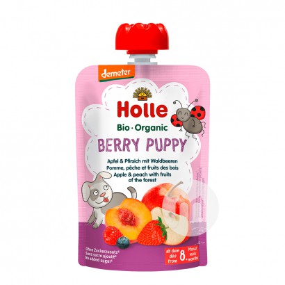 Holle German Organic Forest Berry Mud Suction 100g * 6 Versi Luar Negeri