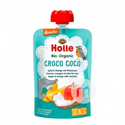 Holle Germany Organic Apple Mango Coconut Puree 100g * 6 Versi Luar Negeri