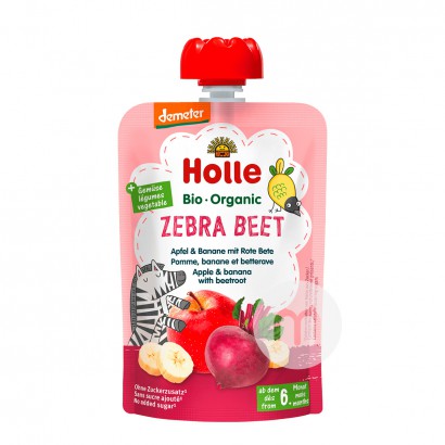 Holle German Organic Beetroot Banana Apple Pure 100g * 6 Versi Luar Negeri
