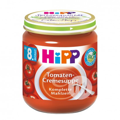 [4 buah] HiPP German pure tomato cream puree lebih dari 8 bulan versi Luar Negeri