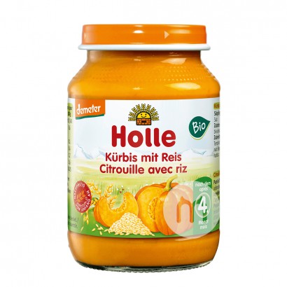 Holle German Organic Labu Haluskan 190g Versi Luar Negeri