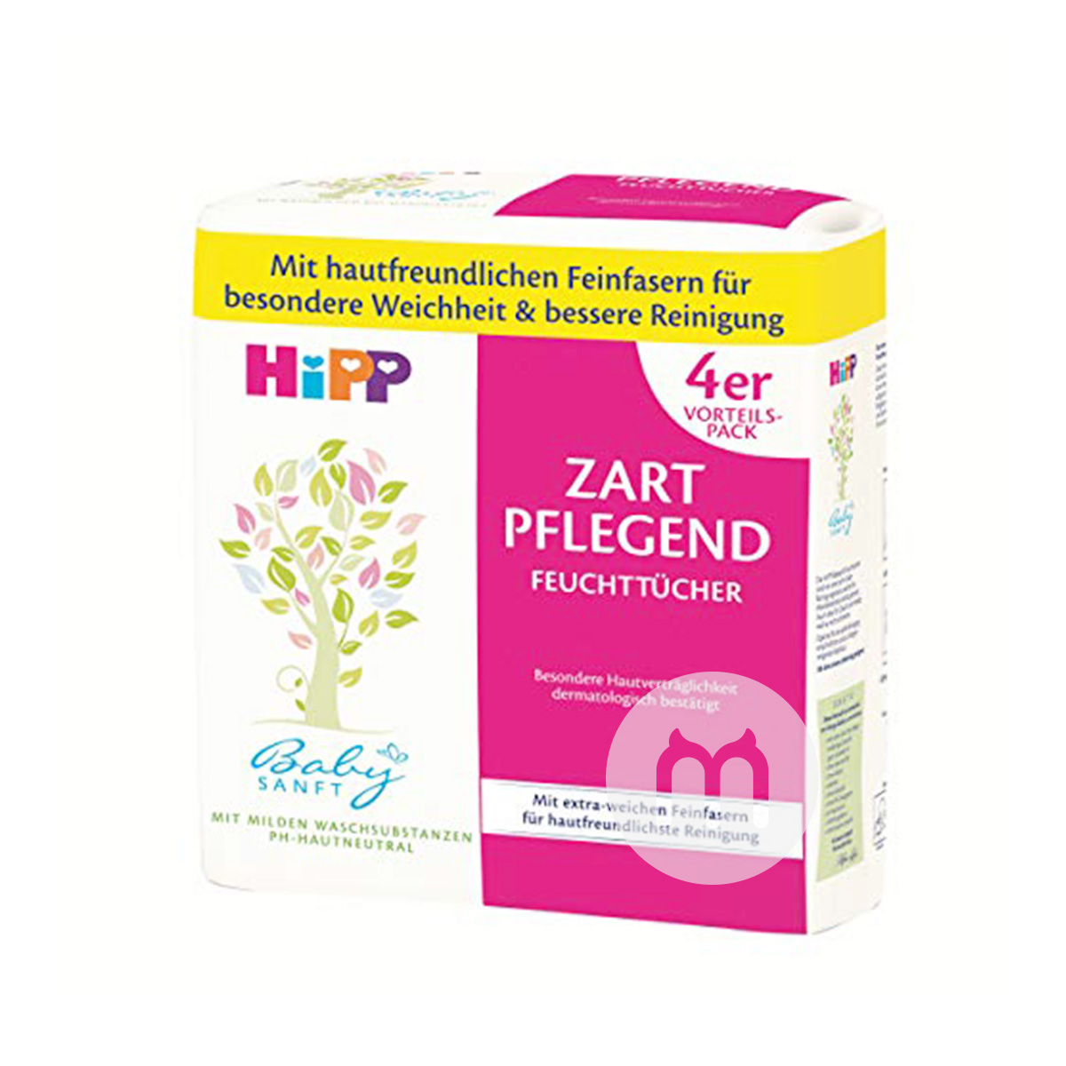 HiPP German baby wipes 56 pieces * 4 pack Versi Luar Negeri