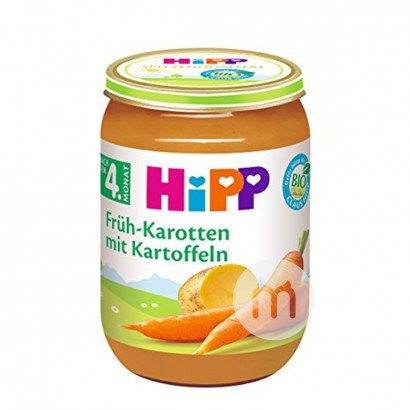 [2 buah] HiPP German Organic Wortel dan Kentang Tumbuk Versi Luar Nege...