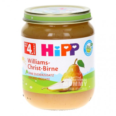 [2 Buah] HiPP German Organic Williams Pear Mud Lebih Dari 4 Bulan 125g...