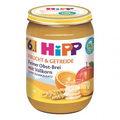 [2 Buah] HiPP Jerman organik buah dan sereal lumpur campuran selama le...