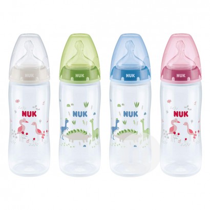 NUK Jerman NUK botol plastik mulut lebar bayi 360ml versi 6-18 bulan d...