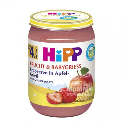 HiPP lumpur campuran sereal stroberi apel organik Jerman selama lebih ...