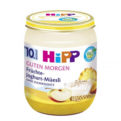 HiPP Jerman Organik Apple Nanas Sereal Yogurt Campuran Lumpur Lebih Da...