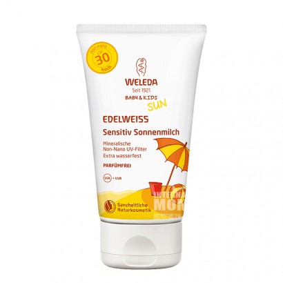 WELEDA Sunscreen untuk Anak-anak dengan Kulit Sensitif SPF30 Versi Lua...