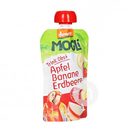 MOGLi German Organic Apple Banana Strawberry Campuran Suction * 6 Vers...