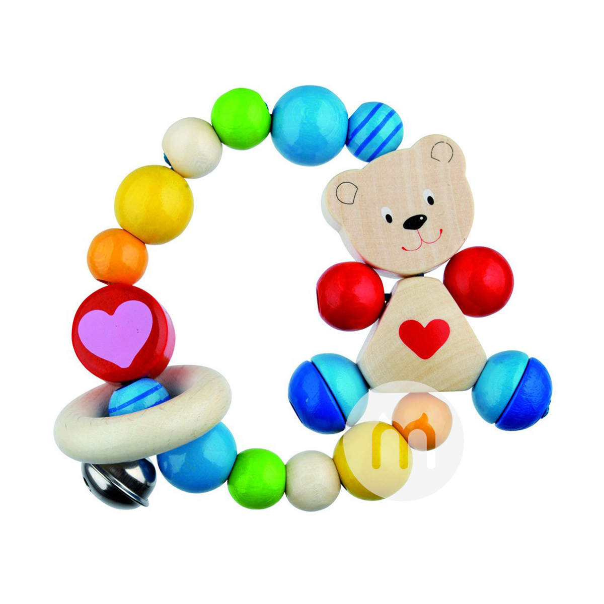 Heimess German Heimess baby bear memegang cincin mainan luar negeri