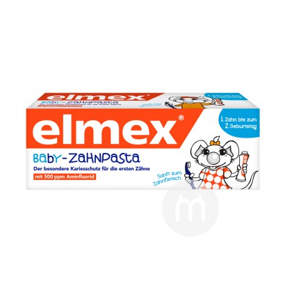 pasta gigi bayi Elmex Jerman versi 0-2 tahun di luar negeri