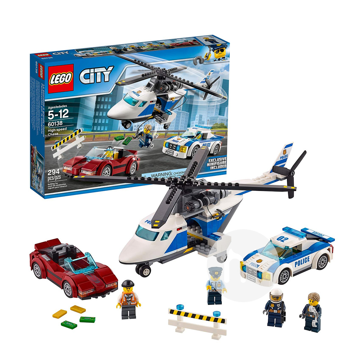 polisi seri kota LEGO Denmark mengejar 60138 versi luar negeri dengan ...