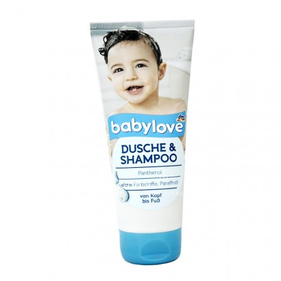 Babylove German baby shampoo shower gel formula 2-in-1 bebas air mata ...