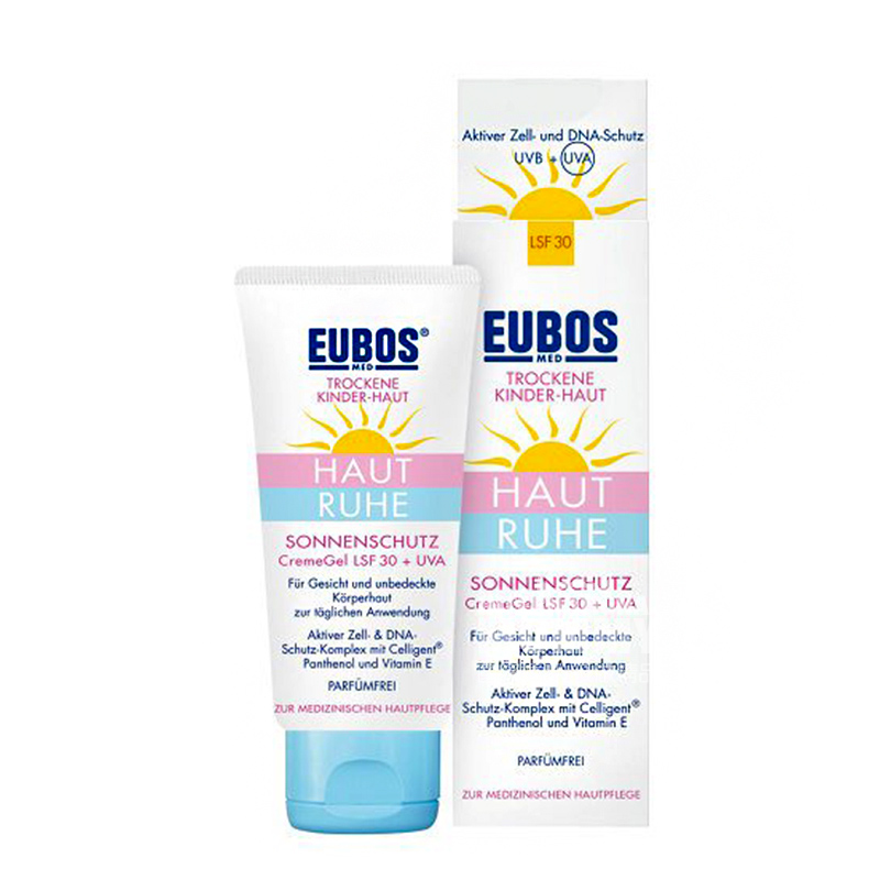 EUBOS German Baby Moisturizing Sunscreen Gel LSF30 + UVA Versi Luar Ne...
