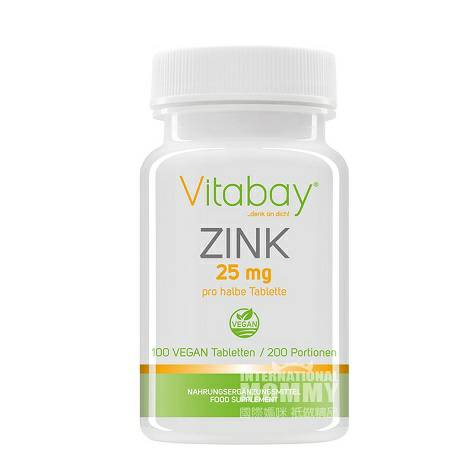 Vitabay Germany citric acid + zinc 100 tablet versi luar negeri