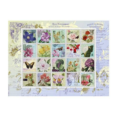 Schmidt spiele Jerman puzzle koleksi bunga nostalgia edisi perangko di...