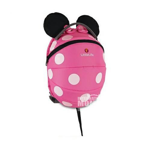 LittleLife British Pink Minnie Mouse Backpack Versi Luar Negeri