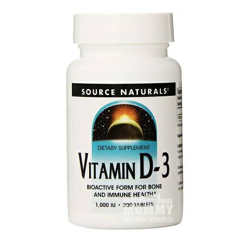SOURCE NATURALS ALAMI KAMI Vitamin D3 Edisi Luar Negeri