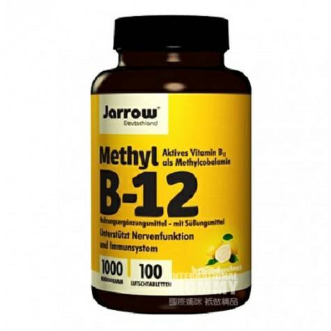 Jarrow Methylcobalamin Vitamin B-12 Lemon Flavour Versi Luar Negeri