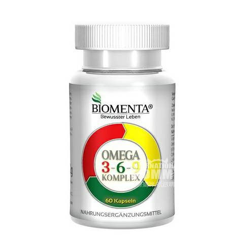 BIOMENTA German Omega 3-6-9 kapsul asam lemak versi luar negeri