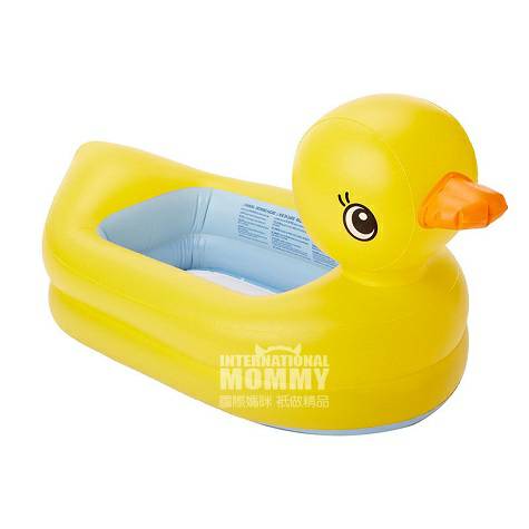 Munchkin American Inflatable Bath Bath Bentuk Bebek Versi Luar Negeri