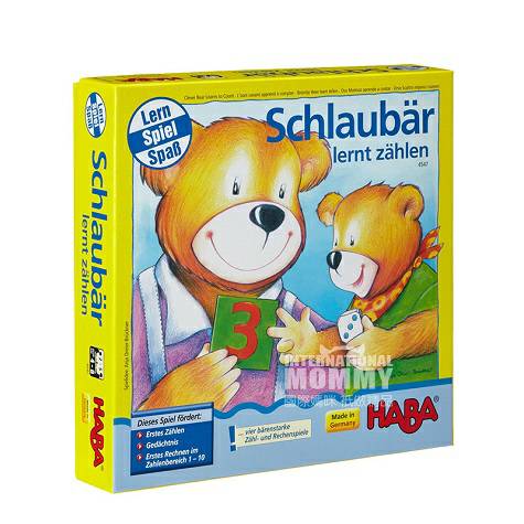 HABA Jerman papan permainan 4547 Smart Bear Learning Overseas Edition