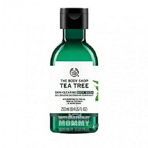 The Body Shop TOKO TUBUH British Tea Tree Body Wash Versi Luar Negeri