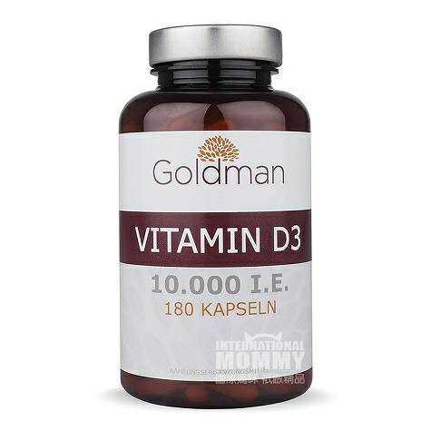 Goldman Netherlands Vitamin D3 180 kapsul edisi luar negeri