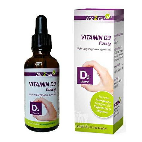 Vita2You Vitamin D3 Jerman Drops Edisi Luar Negeri