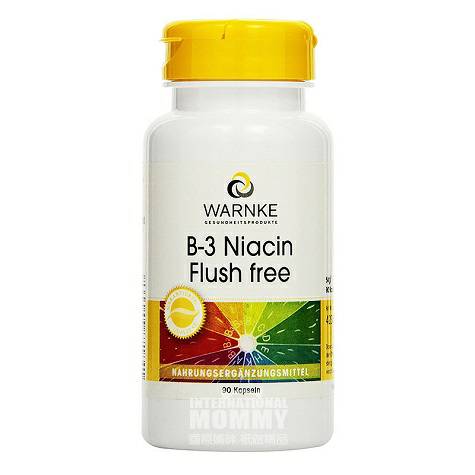WARNKE German Vitamin B3 Niacin Capsule Edisi Luar Negeri
