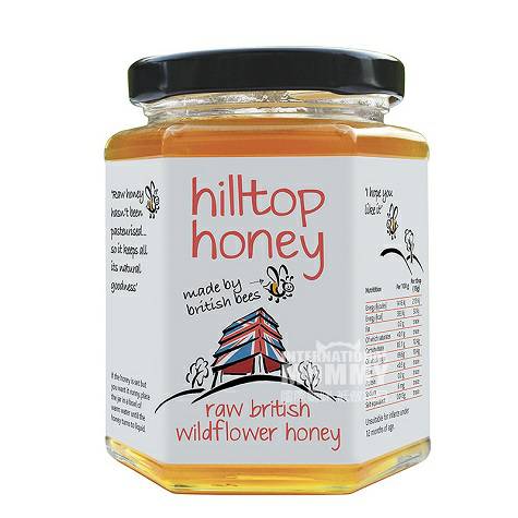 Hilltop Honey Madu Hilltop British Wildflower Honey 340g Versi Luar Negeri