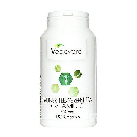 Vegavero Teh Hijau Jerman + Kapsul Vitamin C Versi Luar Negeri