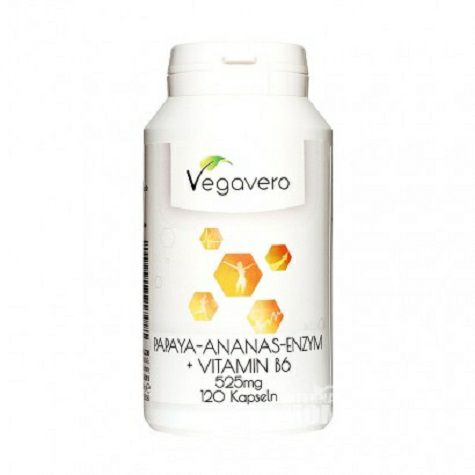 Vegavero kapsul nanas pepaya Jerman versi luar negeri