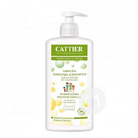 CATTIER seluruh keluarga 2-in-1 shampoo dan shower gel versi Perancis ...