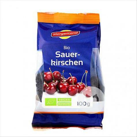 MorgenLand Jerman Organik Asam Kering Cherry 100g Versi Luar Negeri