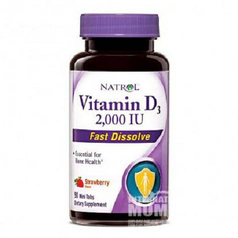 NATROL American Vitamin D3 90 Tablet Versi Luar Negeri