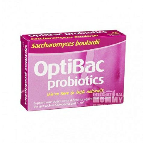 OptiBac probiotics British  Meringankan diare probiotik 16 kapsul versi di luar negeri