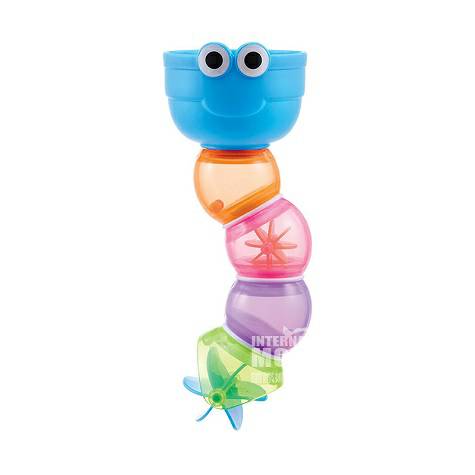 Munchkin American Baby Color Caterpillar Bath Toy Versi Luar Negeri