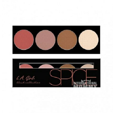 L.A.Girl American 4-warna 4-warna high-gloss blush perbaikan edisi lua...