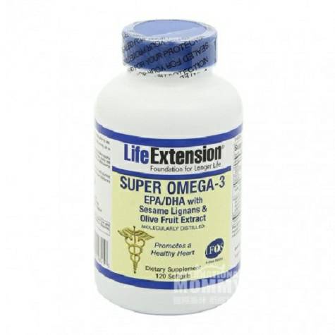 Life Extension American Life Extension Minyak Ikan Terkonsentrasi Daya Tinggi Versi Luar Negeri